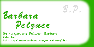 barbara pelzner business card